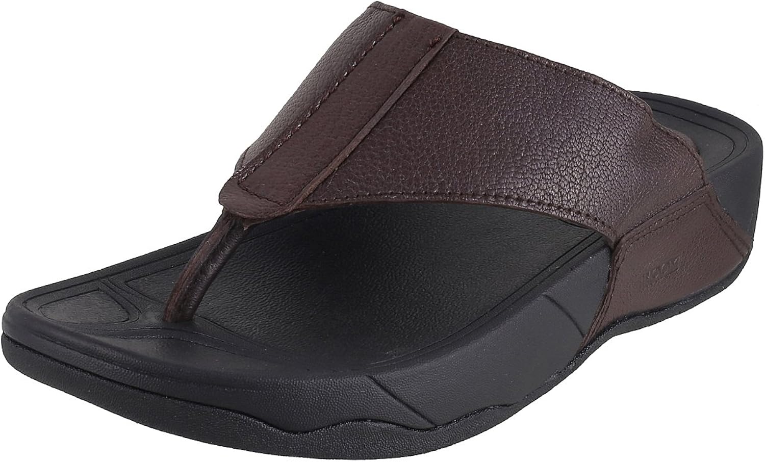 Amazon.com | Mochi Men's Brown Leather Thong Sandals (16-9116) | Sandals