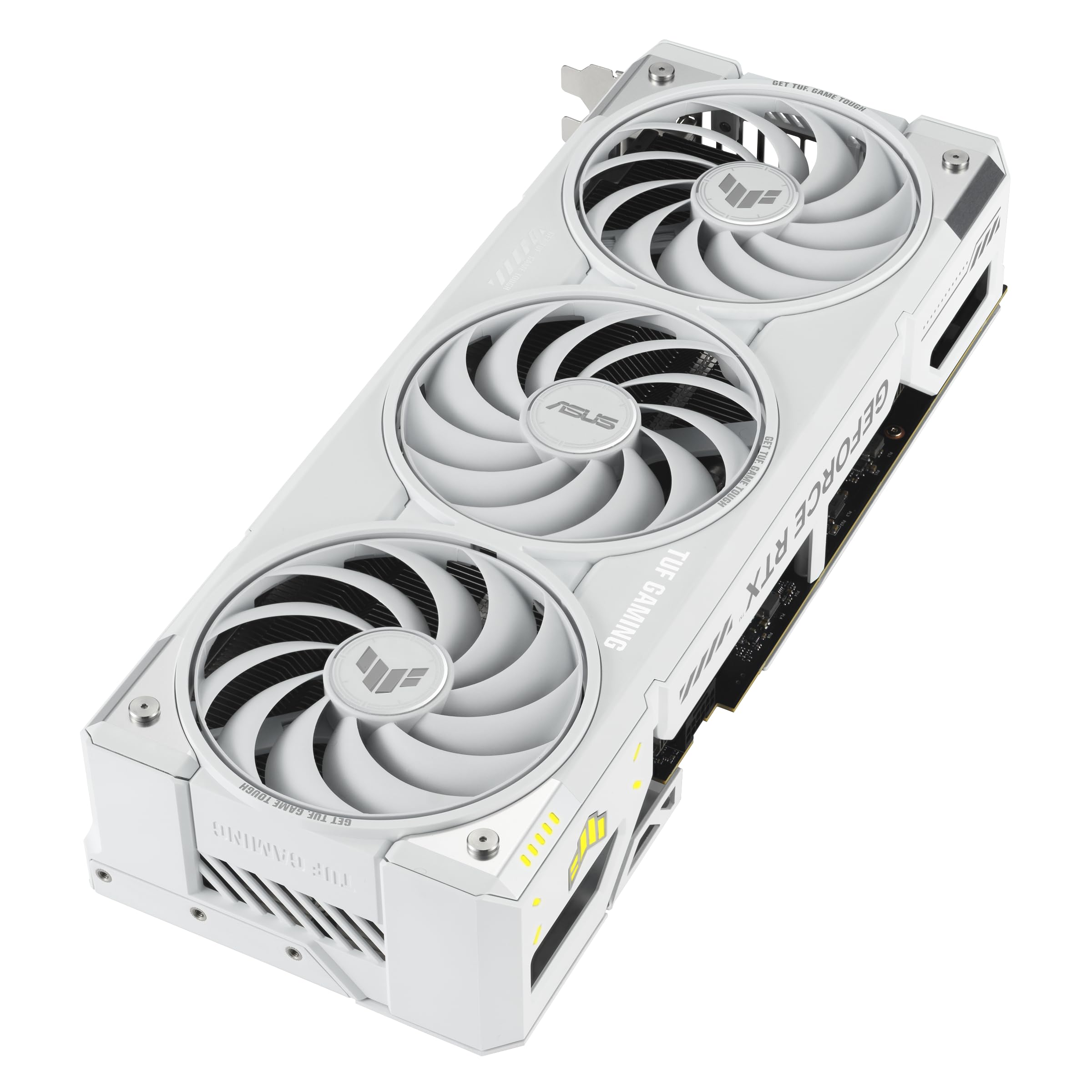 ASUS TUF Gaming GeForce RTX ™ 5070 Ti 16GB GDDR7 White OC Edition Gaming Graphics Card (PCIe® 5.0, HDMI®/DP 2.1, 3.125-slot, Military-Grade Components, Protective PCB Coating, axial-tech Fans)