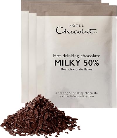Hotel Chocolat Milky 50% Hot Chocolate Sachets 20 x 700g Velvetiser