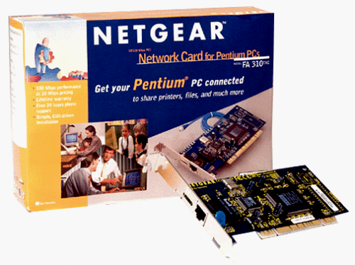 Netgear FA-310TX 10/100Mbps Fast Ethernet PCI Card