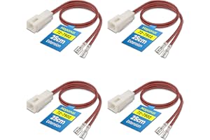 NAPONAL 72-7902 Speaker Harness – Professional Car Door Speaker Wiring Adapter Plug with Thicker Longer Cable for Dodge Dart, Journey, RAM Challenger, Jeep Wrangler, Chrysler (4PCS)