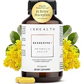 JSHealth Berberine Supplement with Berbevis for Metabolic Health Support. Higher Strength for Blood Sugar Already in the Normal Range and Body Composition. By Nutritionist Jessica Sepel (60 Capsules)