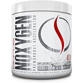 Purus Labs NOXygen Powder Pre-Workout Accelerator | Nitric Oxide Booster &amp; Oxygen Amplifier | Hydromax Glycerol &amp; NO3-T Nitrates | 40 Servings (Unflavored)