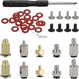 FandWay M.2 Standoff and Screw Set for Gigabyte MSI Motherboards 30 PC Pack view 2