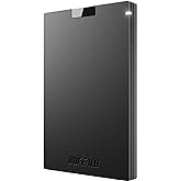 BUFFALO External SSD 2TB - Compatible with PS4 / PS5 / Windows/Mac - USB-C - USB-A - USB 3.2 - External Solid State Drive - SSD-PG2.0U3B