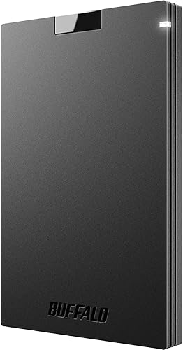 Computer Components - BUFFALO External SSD 1TB - Compatible with PS4 / PS5 / Windows/Mac - USB-C - USB-A - USB 3.2 - External Solid State Drive - SSD-PG1.0U3B