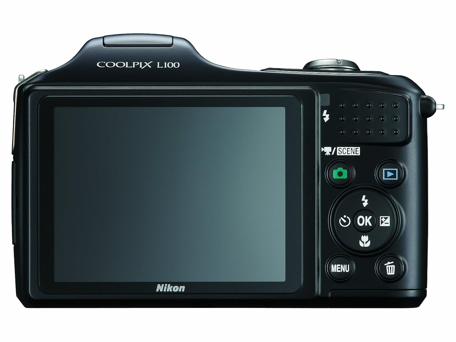 Amazon.com : Nikon Coolpix L100 10 MP Digital Camera with 15x Optical  Vibration Reduction (VR) Zoom : Point And Shoot Digital Cameras : Camera &  Photo