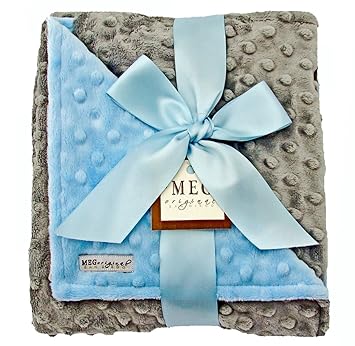 blue minky blanket