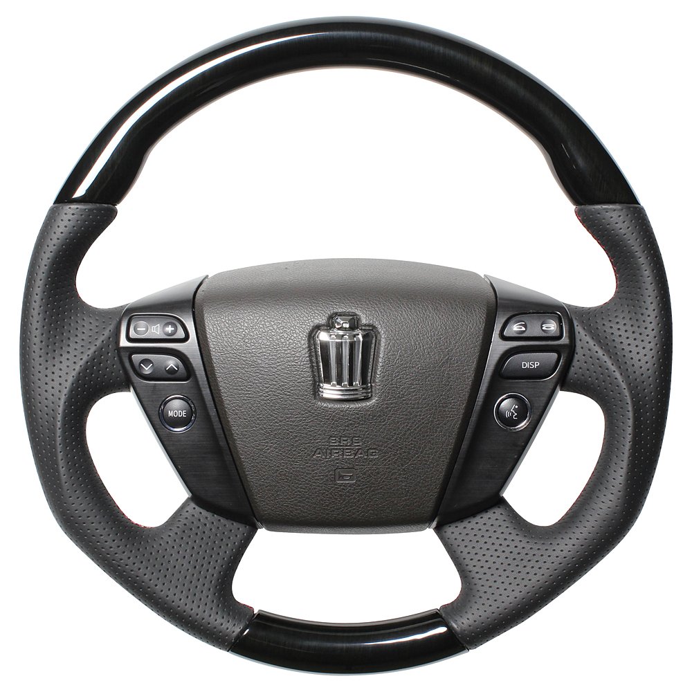 REAL(レアル)ステアリング【クラウン(200系)】ロイヤルブラックウッド H20-RKW-DW商品画像
