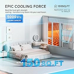 ROVSUN 5000 BTU Window Air Conditioner, Window AC