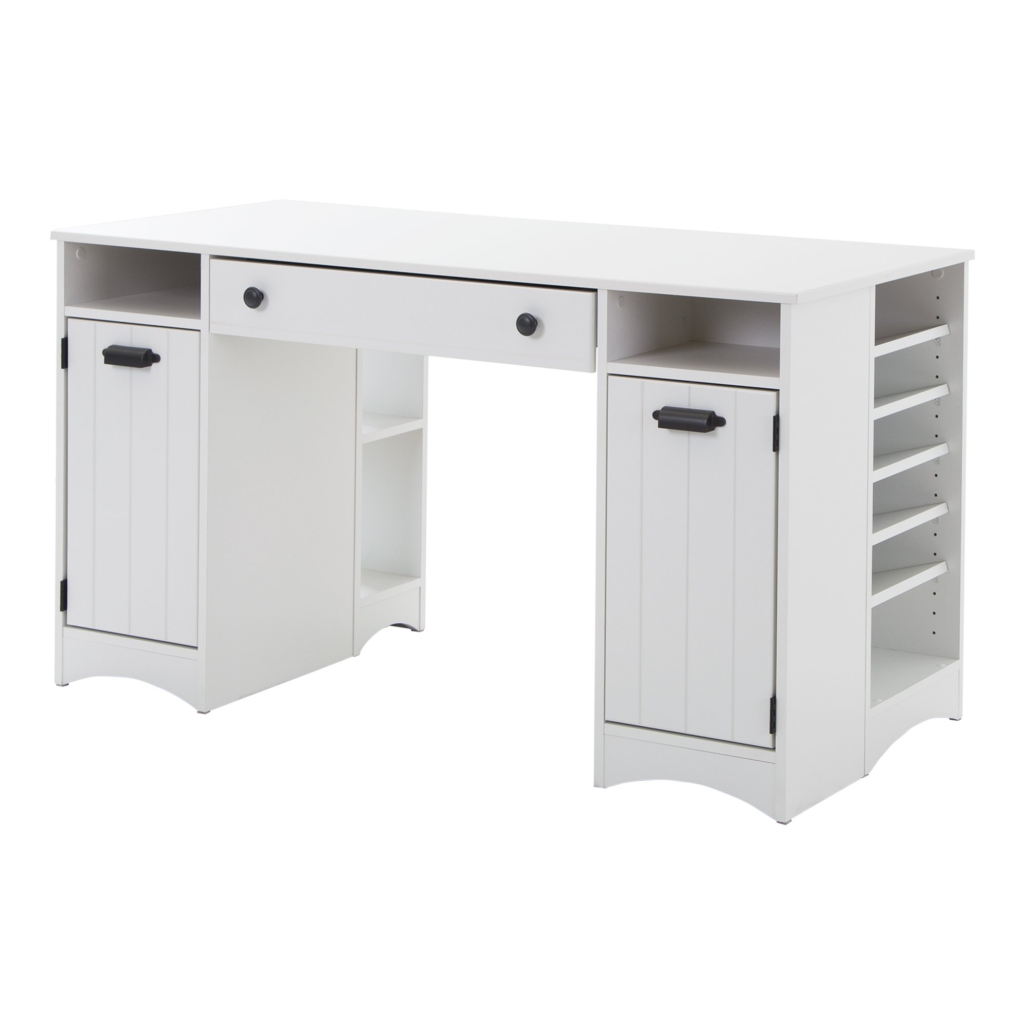 South Shore Artwork Craft Table with StoragePure White Buy Online in