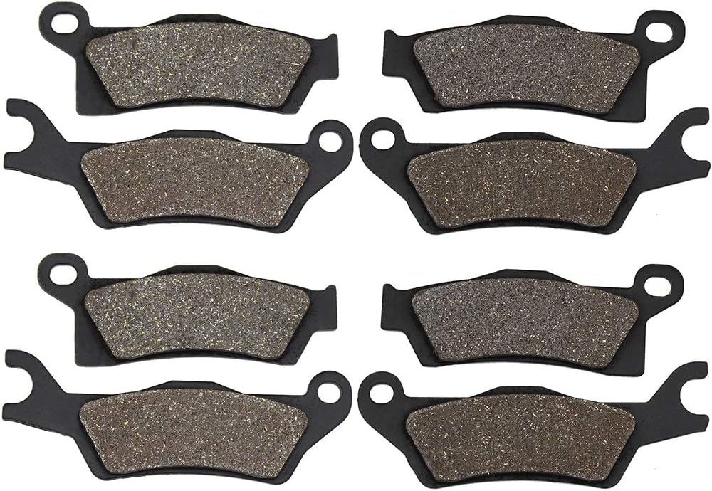 Cyleto Front and Rear Carbon Fiber Brake Pads for CAN AM Renegade 500 STD EFI 2012-2015 Renegade 800R STD EFI 2012-2015 Renegade 800 R XXC 2012 2013 2014