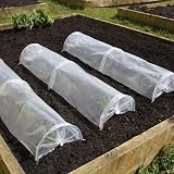 Haxnicks Easy Seedling Tunnels 3 Pack 80cm Garden Polytunnel Nylon A view 3