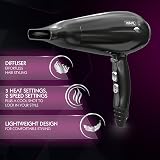 Wahl Power Shine Hair Dryer 2000W Cool Shot Diffuser Concentrator 3 Heat 2 Speed view 2