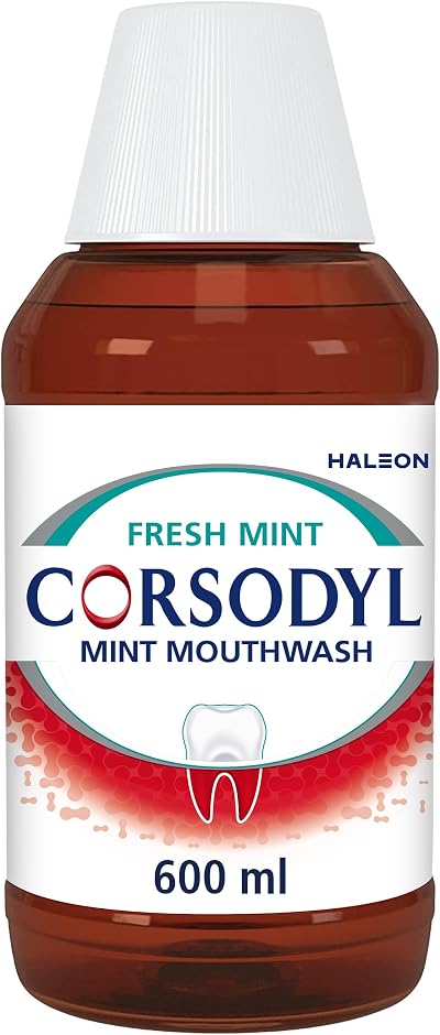 Corsodyl Mouthwash Gum Disease 0.2% Chlorhexidine Mint 600ml Adults