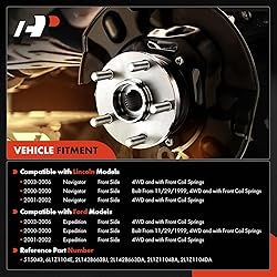 A-Premium Front Wheel Bearing and Hub Assembly with