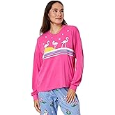 PJ Salvage Womens Loungewear Flannels Long Sleeve Top