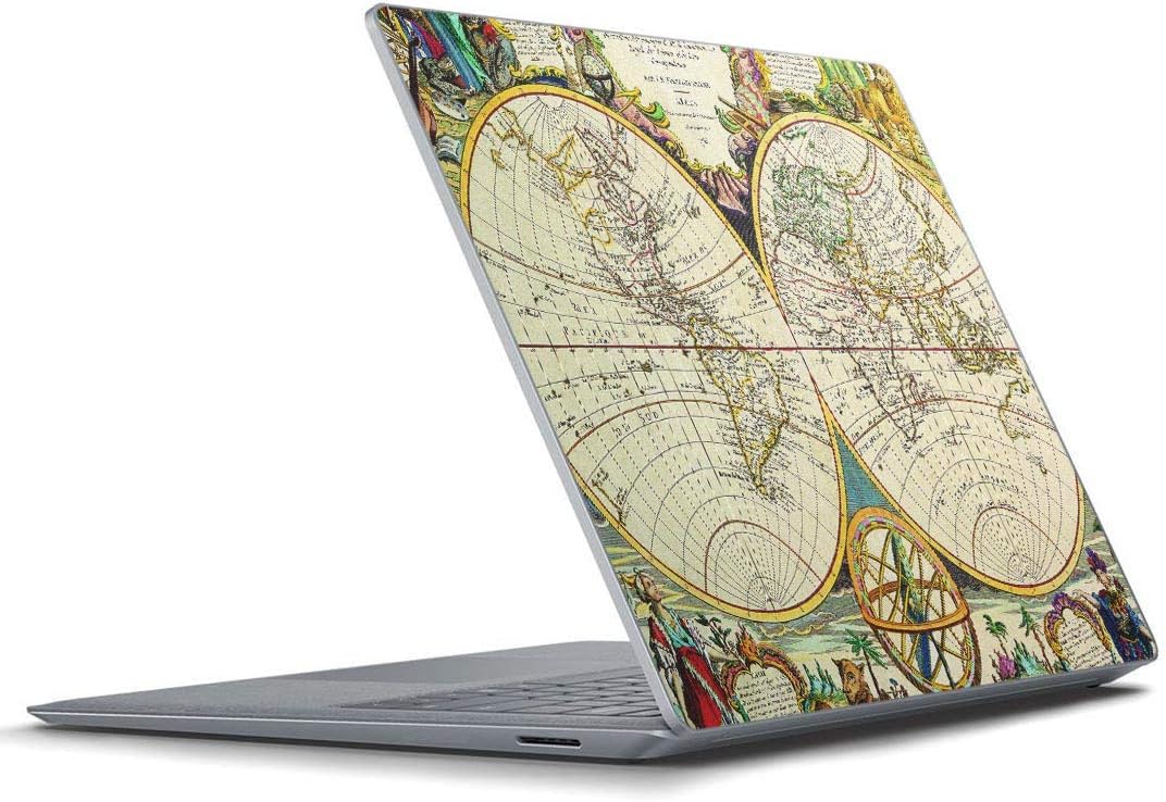igsticker Skin for Surface Laptop3 / Laptop2 / Laptop Ultra Thin Premium Protective Full Body Stickers Skins Universal Tablet Decal Cover 006040 World　map