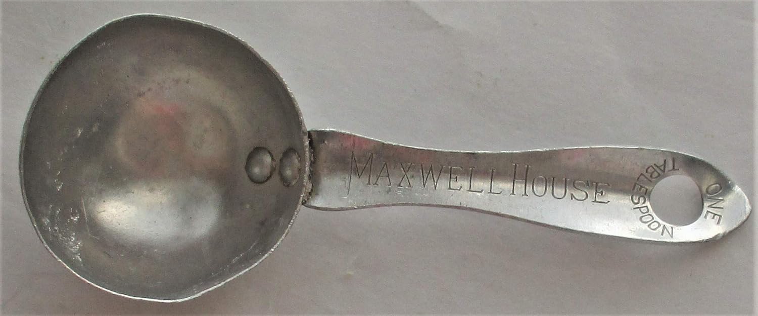 Amazon Com Maxwell 1 Tablespoon Coffee Measure Vintage Hft Advertising Kitchen Collectible Kitchen Dining
