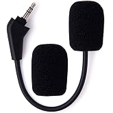 TNE Replacement Game Mic Microphone Boom for Corsair HS50 HS60 HS70 Pro HS70 SE PS4 PS5 Xbox One Series S X Nintendo Switch Computer PC Mac Gaming Headsets