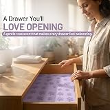 ZYBUX Scented Drawer Liners - Lavender 12 Sheets 43x58cm for Freshness view 6
