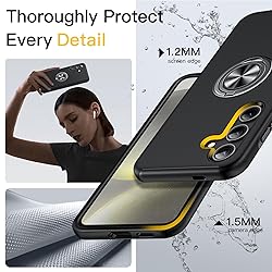 Anqrp Hidden Series Galaxy S24 Case 5G,[No Fall-Off