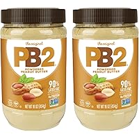 PB2 Powdered Peanut Butter, 1lb Jar (2-pack)