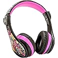 eKids Monster High Bluetooth Headphones for Kids, Wireless Headphones with Microphone Includes Aux Cord, Volume Reduced Kids Foldable Headphones for School, Home, or Travel