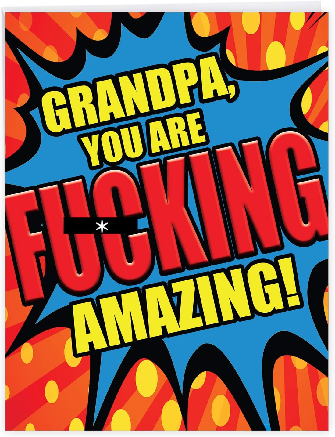 Download Amazon Com Nobleworks Funny Card For Father S Day 8 5 X 11 Inch Big Appreciation Humor Notecard For Dads Stepdads F King Amazing Grandpa J6117fgg Office Products