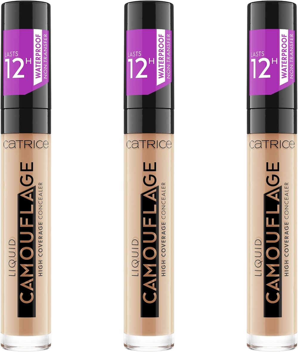 Catrice Liquid Camouflage High Coverage Concealer 3x5ml No.015 Honey Waterproof