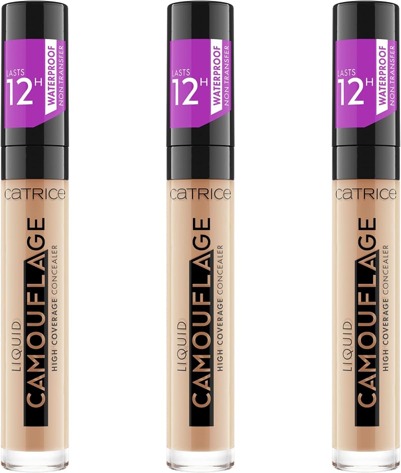 Catrice Liquid Camouflage High Coverage Concealer 3x5ml No.015 Honey Waterproof