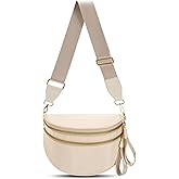 UUYUUY Checkered Crossbody Bag Large Nylon Bum Bags for Women Spacious Belt Bag Sling Handbags Waterproof Purses Fanny Packs