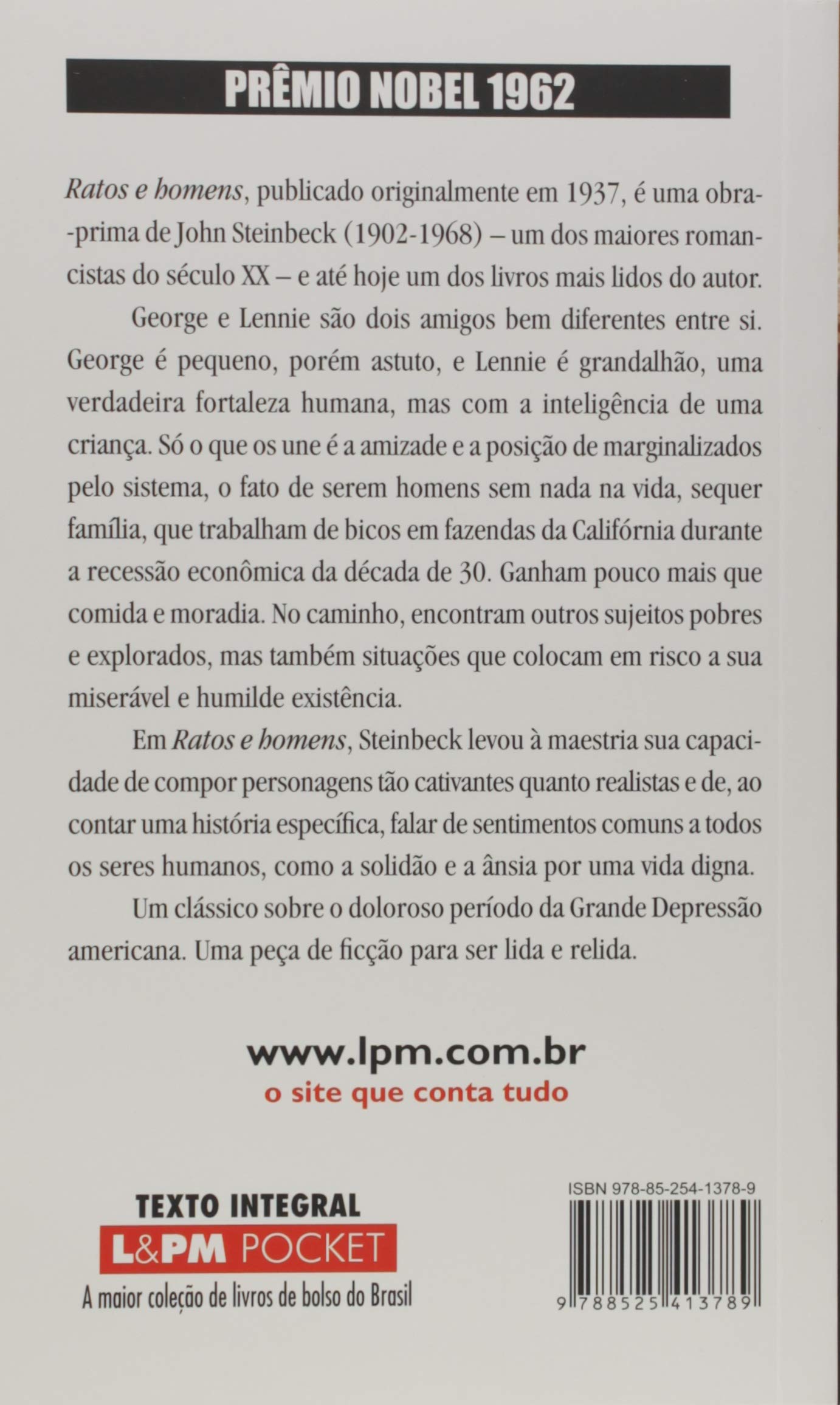 Ratos E Homens Colecao L Pm Pocket Em Portuguese Do Brasil John Steinbeck 9788525413789 Amazon Com Books
