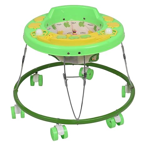 Pandaoriginals Baby Apple Walker for Boys and Girls (Green)