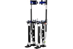 Drywall Stilts Adjustable Height Stilts for Adults – Lightweight Aluminum Paint Stilts with Protective Pads, Durable Nonslip Work Stilts for Sheetrock or Painting by Pentagon Tools.