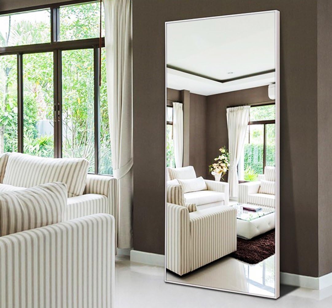 Hans&Alice Full Length Bedroom Floor Leaner Mirror,Free