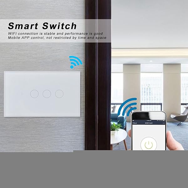 Onewer Smart Switch App Control Switch Touch Switch Control inalmbrico WiFi para STB para Smart Home