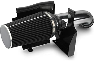 Dromedary 4" Black Cold Air Intake System w/Heat Shield For GMC Chevy V8 4.8L/5.3L/6.0L 1999-2006