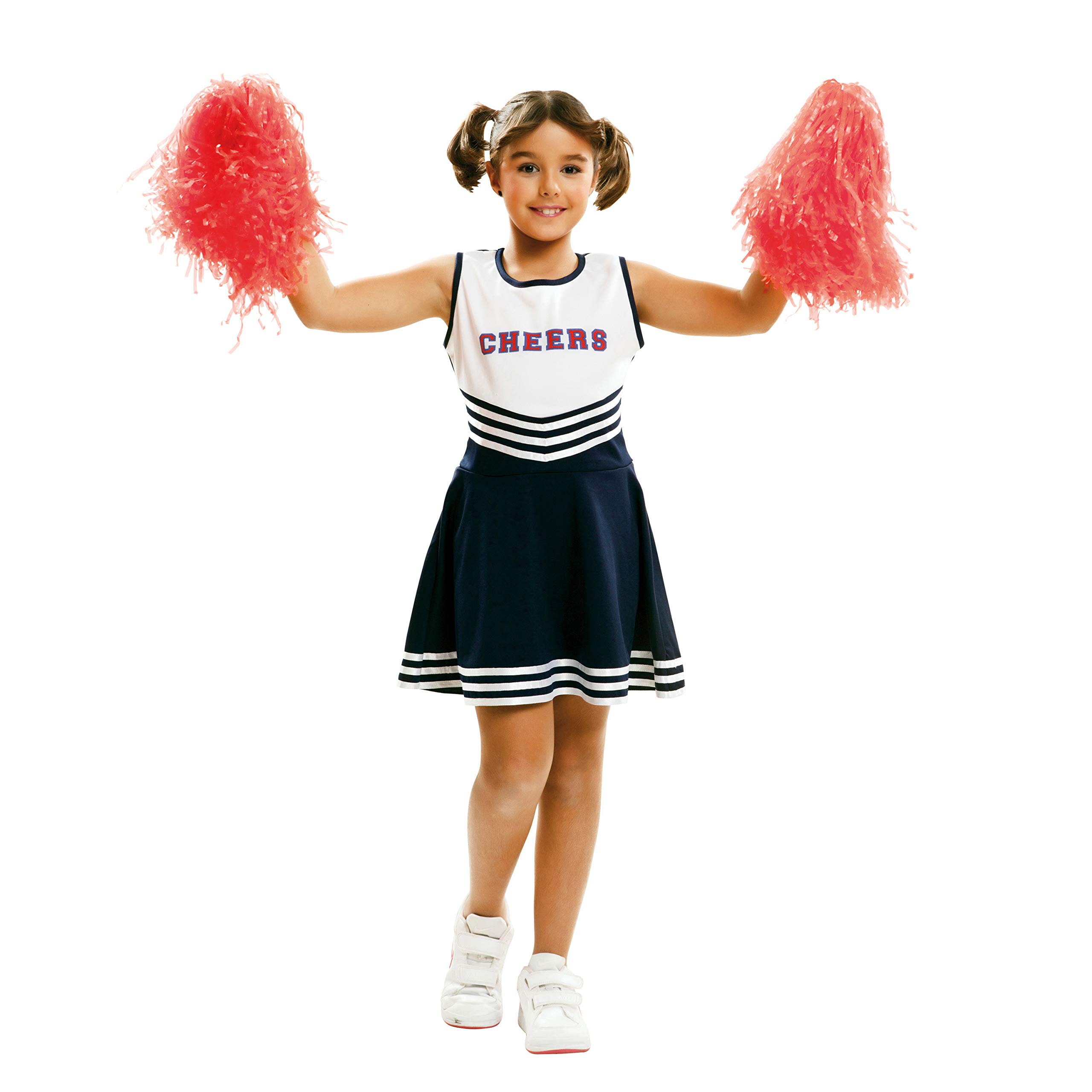 Partychimp Kids Cheerleader Costume, White