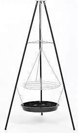 Hi-Gear Tripod BBQ Charcoal Grill for Camping & Outdoor Cooking view 1