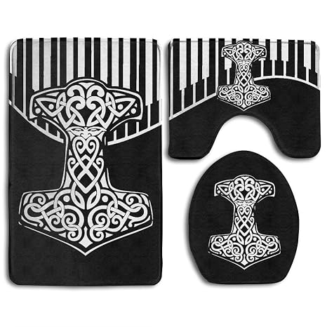 Redbeans Thor S Hammer Viking Nordischen Badteppich Fashion 3
