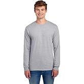 Jerzees Mens Dri-Power Cotton Blend Long Sleeve Tees, Moisture Wicking, Odor Protection, UPF 30+, Sizes S-3x