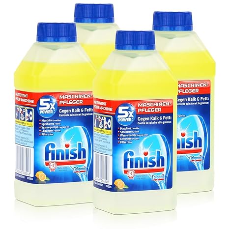 Calgonit Finish Spül-Maschinen-Pfleger Citrus 5xPower 250ml (4er Pack)