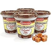 La Serenisima Dulce de Leche Argentine Caramel Spread 14.1 oz Pack of 4 | A creamy jar ready for alfajores, cakes, pancakes, waffles and everyday dessert toppings.