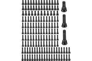 Riseuvo 150 Pcs TR412 TR413 TR414 Tire Valve Stems - Rubber Snap-in Valves for 0.453" Rim Hole Universal Fit Car, Truck, Trailer, ATV, Lawn Mower