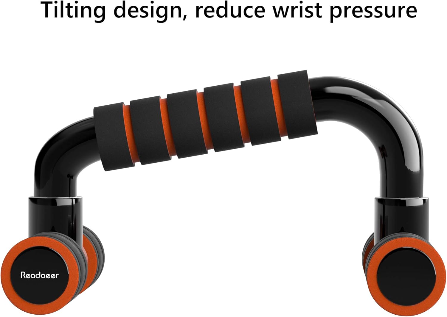 READAEER Push up Bars for Home Gym (Orange) : Sports & Outdoors