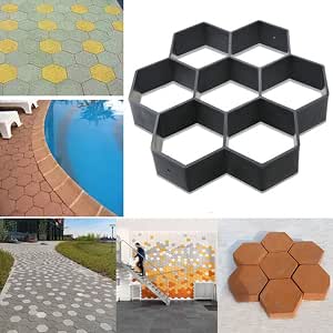 Picturer7 Moldes de Piedra de Afeitar con Forma de Hexágono, para ...
