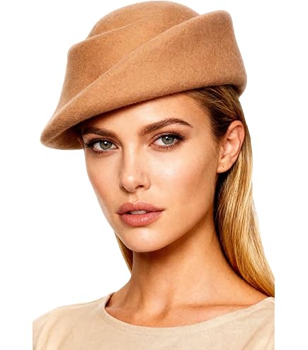 Elegant Black Wool Felt Berets Fascinators Hat For Women  display picture 2