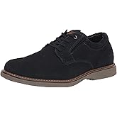 Nunn Bush Mens Otto Plain Toe Oxford Leather Lace Up with Lightweight Sole
