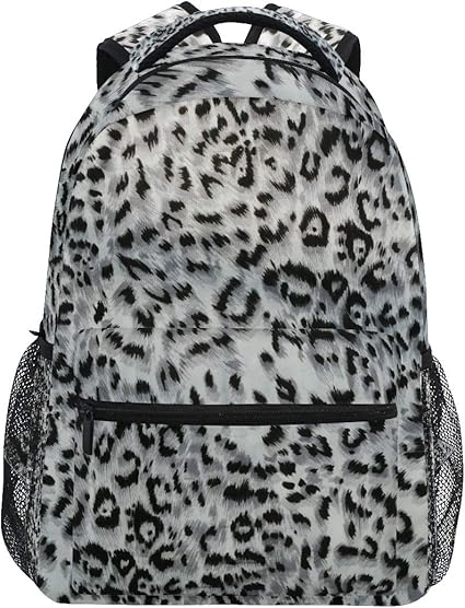 black leopard backpack
